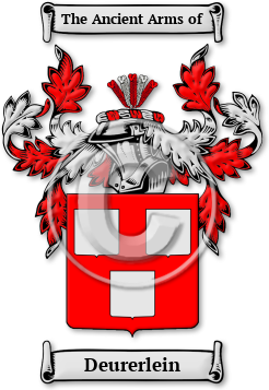Deurerlein Family Crest Download (JPG) Legacy Series - 600 DPI