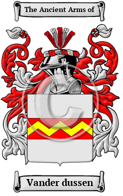 Vander dussen Family Crest/Coat of Arms