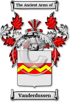 Vanderdussen Family Crest Download (jpg) Legacy Series - 150 DPI