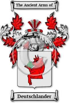 Deutschlander Family Crest Download (jpg) Legacy Series - 150 DPI