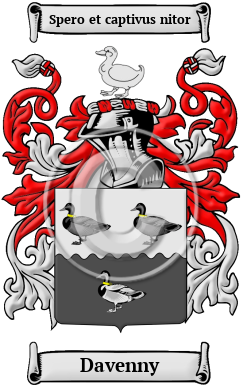 Davenny Family Crest Download (JPG) Heritage Series - 600 DPI