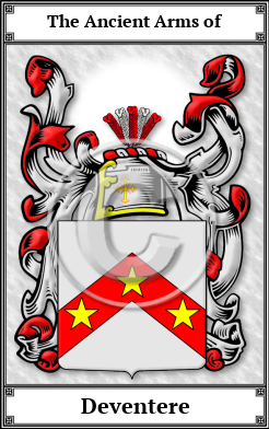 Deventere Family Crest Download (JPG) Book Plated - 600 DPI