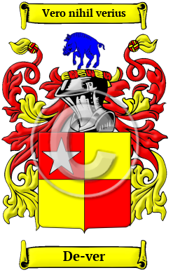 De-ver Family Crest Download (JPG) Heritage Series - 300 DPI