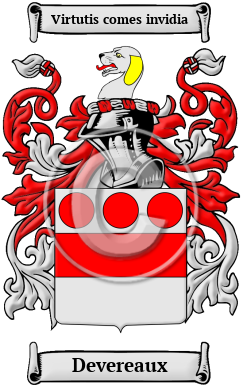 Devereaux Family Crest/Coat of Arms