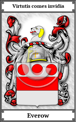 Everow Family Crest Download (JPG)  Book Plated - 150 DPI