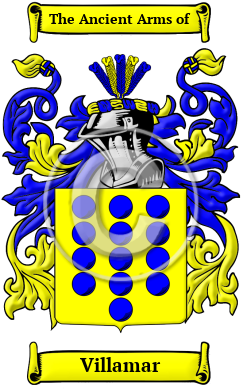 Villamar Family Crest Download (JPG) Heritage Series - 600 DPI