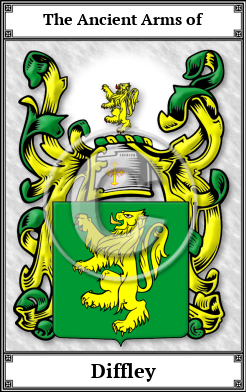Diffley Family Crest Download (JPG)  Book Plated - 150 DPI