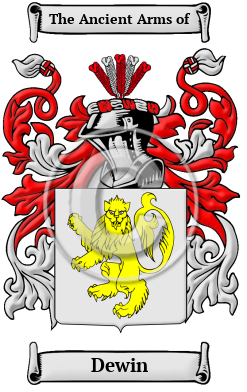 Dewin Name Meaning Family History Family Crest Coats Of Arms