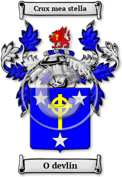 O devlin Family Crest Download (JPG) Legacy Series - 600 DPI