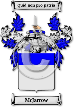 McJarrow Family Crest Download (jpg) Legacy Series - 150 DPI
