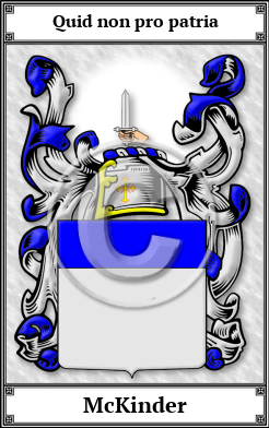 McKinder Family Crest Download (JPG)  Book Plated - 150 DPI