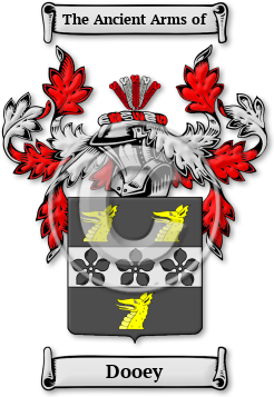 Dooey Family Crest Download (JPG) Legacy Series - 300 DPI