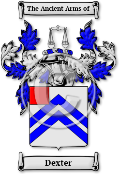 Dexter Family Crest Download (JPG) Legacy Series - 600 DPI