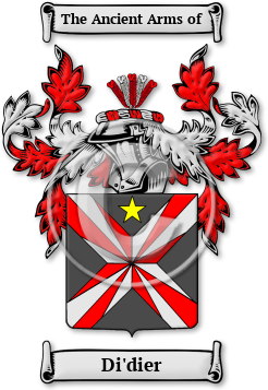 Di'dier Family Crest Download (jpg) Legacy Series - 150 DPI