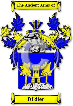 Di'dier Family Crest Download (JPG) Legacy Series - 600 DPI