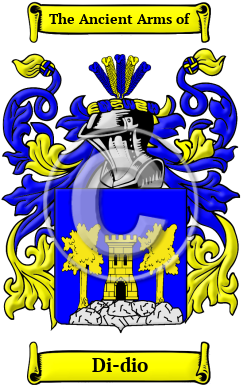 Di-dio Family Crest Download (JPG) Heritage Series - 300 DPI