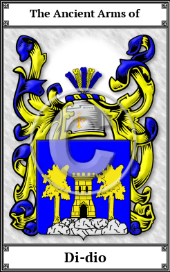 Di-dio Family Crest Download (JPG)  Book Plated - 150 DPI