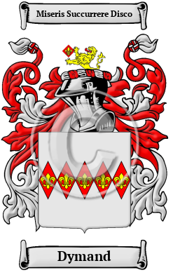 Dymand Family Crest/Coat of Arms