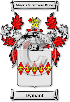 Dymant Family Crest Download (jpg) Legacy Series - 150 DPI