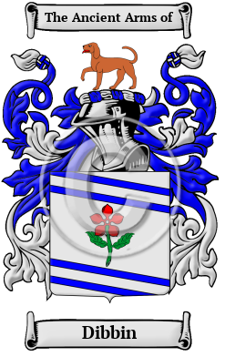 Dibbin Family Crest/Coat of Arms
