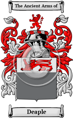 Deaple Family Crest/Coat of Arms
