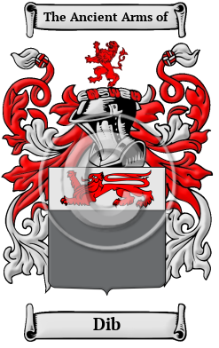 Dib Family Crest/Coat of Arms