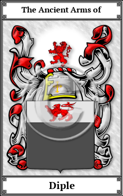 Diple Family Crest Download (JPG)  Book Plated - 150 DPI