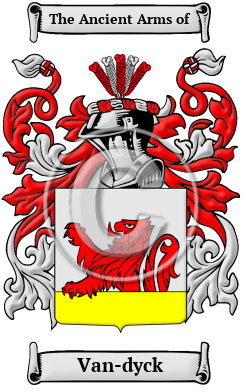 Van-dyck Family Crest Download (JPG) Heritage Series - 300 DPI