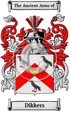 Dikkers Family Crest Download (JPG) Heritage Series - 600 DPI