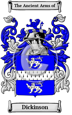 Dickinson Family Crest Download (JPG) Heritage Series - 600 DPI