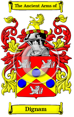 Dignam Family Crest Download (JPG) Heritage Series - 300 DPI