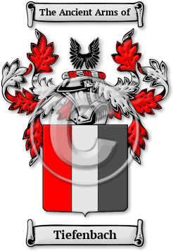 Tiefenbach Family Crest Download (jpg) Legacy Series - 150 DPI