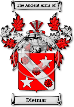 Dietmar Family Crest Download (jpg) Legacy Series - 150 DPI