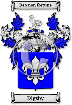 Digsby Family Crest Download (jpg) Legacy Series - 150 DPI