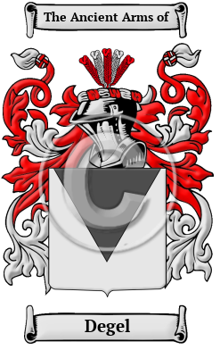 Degel Family Crest Download (JPG) Heritage Series - 600 DPI