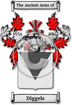Diggels Family Crest Download (JPG) Legacy Series - 600 DPI