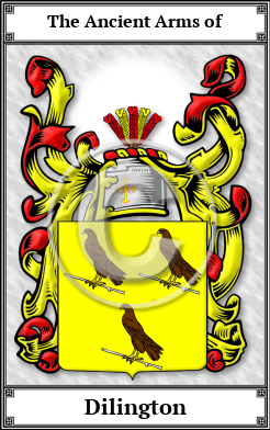 Dilington Family Crest Download (JPG)  Book Plated - 150 DPI