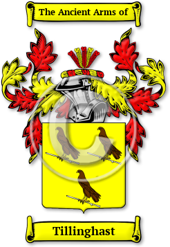 Tillinghast Family Crest Download (jpg) Legacy Series - 150 DPI