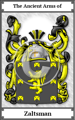 Zaltsman Family Crest Download (JPG) Book Plated - 600 DPI