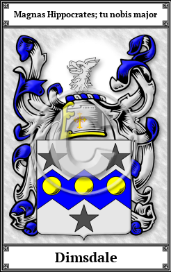 Dimsdale Family Crest Download (JPG) Book Plated - 600 DPI