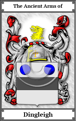 Dingleigh Family Crest Download (JPG) Book Plated - 600 DPI