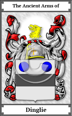 Dinglie Family Crest Download (JPG)  Book Plated - 150 DPI