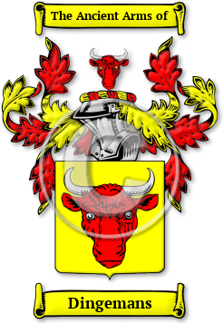 Dingemans Family Crest Download (JPG) Legacy Series - 600 DPI