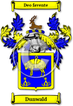 Dunwald Family Crest Download (JPG) Legacy Series - 600 DPI