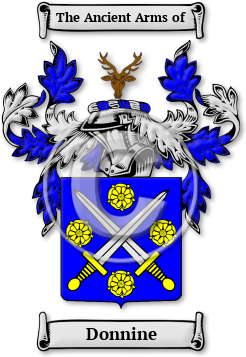 Donnine Family Crest Download (jpg) Legacy Series - 150 DPI