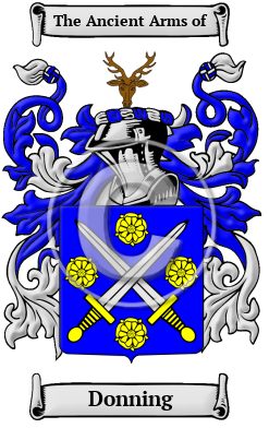 Donning Family Crest Download (JPG) Heritage Series - 600 DPI