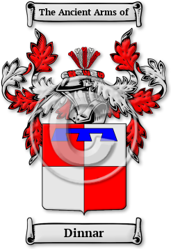 Dinnar Family Crest Download (jpg) Legacy Series - 150 DPI