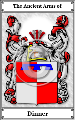 Dinner Family Crest Download (JPG) Book Plated - 600 DPI