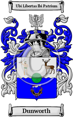 Dunworth Family Crest/Coat of Arms