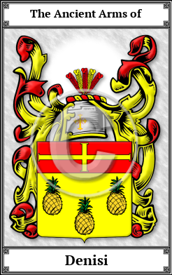 Denisi Family Crest Download (JPG)  Book Plated - 150 DPI